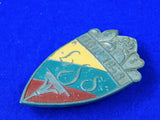 Lithuanian Lithuania post WW2 1918 - 1948 Large Shield Pin Badge Medal Order