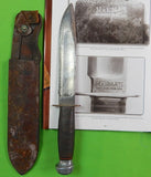US 1918-45's MARBLES Gladstone Huge Hunting Fighting Knife & Sheath