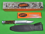 US 2005 MARBLES Gladstone Ideal Limited Large 8" Blade Hunting Knife Sheath Box