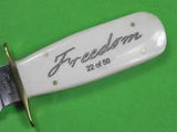 US MARBLES Limited Trailmaker FREEDOM Commemorative Large Bowie Knife Sheath Box