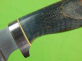 US Custom Hand Made by MIKE DILLUVIO Hunting Fighting Knife