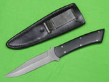 US 1980 Custom Hand Made by JEFF C. MORGAN Tactical Fighting Knife & Sheath