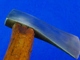 Vintage US MARBLES Gladstone #5 Belt Camping Axe Hatchet with leather sheath scabbard