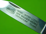 Mauser West Germany Victorinox Switzerland Swiss Army Folding Pocket Knife