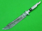 Vintage Old Mexico Mexican Bowie Fighting Knife & Sheath