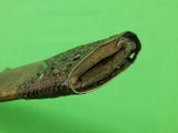 Antique Old Middle Eastern East 19 Century Hunting Fighting Knife & Scabbard