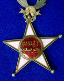 Morocco Moroccan WWI WW1 Period Enameled Medal Order Badge