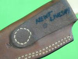 Vintage US 1993 Custom Hand Made NEWT LIVESAY Limited Edition Hunting Knife
