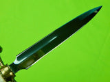 Vintage US Custom Made Norman Levine Dagger Dirk Stiletto Fighting Knife