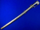 Antique North African Morocco Andrea Ferara Silver Nimcha Sword w/ Scabbard