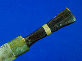 Vintage Old Antique African Africa Miniature Mini Small Knife Sword w/ Scabbard