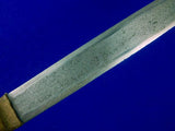 Vintage Old Antique African Africa Kenya Samburu Hunting Knife Sword w/ Scabbard