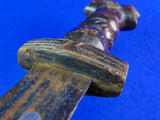 Old Antique Vintage Africa African Short Sword w/ Scabbard