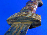 Old Antique Vintage Africa African Short Sword w/ Scabbard