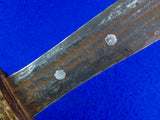 Old Antique Vintage Africa African Short Sword w/ Scabbard