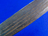 Old Antique Vintage Africa African Short Sword w/ Scabbard