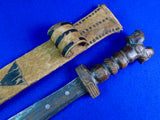 Old Antique Vintage Africa African Short Sword w/ Scabbard