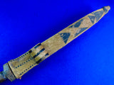 Old Antique Vintage Africa African Short Sword w/ Scabbard