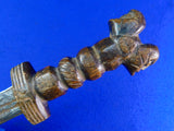 Old Antique Vintage Africa African Short Sword w/ Scabbard