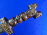 Old Antique Vintage Africa African Short Sword w/ Scabbard