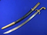 Vintage Antique Old Middle East Shamshir Display Sword w/ Scabbard