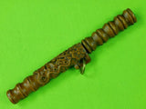 Antique Old Scandinavian Norway Finnish Small Hunting Fishing Knife & Scabbard
