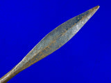 Antique Vintage Old Africa African Short Spear Head Point Knife Dagger