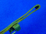 Argentina WW1 Antique Bayonet Short Sword Knife Leather Frog