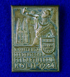Austrian Austria 1934 WW1 WWI Veteran Pin Medal Order Badge Award 