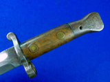 British English Antique Old WW1 Bayonet Fighting Knife