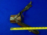 British English Antique WW1 Belt Leather Frog Sword Hangers