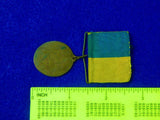 Antique Old British English or US 1909 Medal Badge Jeton
