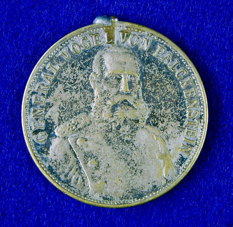 Antique German Germany 1910 General Vogel Von Falckenstein Medal Order Badge 