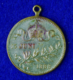 Antique German Germany pre WW1 1888 Kaiser Jeton Order Medal Badge