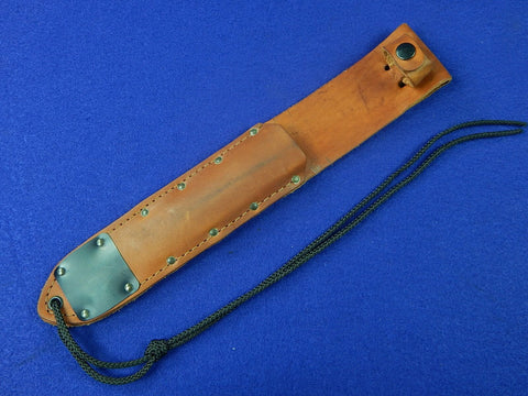 US Camillus M3 Bayonet Knife Leather Sheath Scabbard Case 