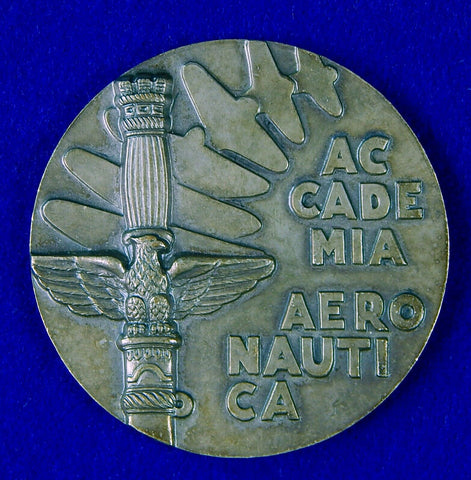 Vintage Italian Italy Aeronautica Table Medal 