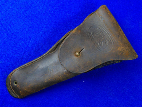 US WW1 Antique 1917 Dated Model 1916 Colt 1911 Perkins Cambell Leather Holster 