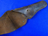 US WW1 Antique 1917 Dated Model 1916 Colt 1911 Perkins Cambell Leather Holster