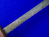 Antique Old Philippines Philippine 19 Century Large Kampilan Sword Swords