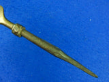 Antique Old Philippine Philippines Hand Forged Spear Point Blade Knife
