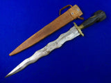 Vintage Antique Old Philippines Philippine Kris Blade Short Sword w/ Scabbard