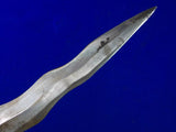 Vintage Antique Old Philippines Philippine Kris Blade Short Sword w/ Scabbard