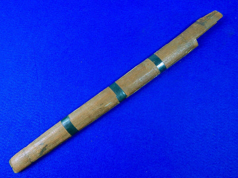 Vintage Antique Philippines or Indonesian Short Sword Wooden Scabbard Sheath 