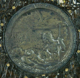 Polish Poland Antique Old WW1 Lewandowski Table Medal in Mount
