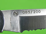 Japan AL MAR 2004 QUICKSILVER IV Model Quick Clip Limited Folding Knife Tool