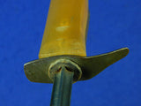 RARE French France WW1 Antique Trench Fighting Knife w/ Scabbar