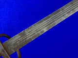 VERY RARE Very Old 18 Century Antique Large German Germany Schneider Berlin Hunting Sword