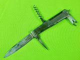RARE German Germany WW2 Hercules Solingen Folding Pocket Knife w/ Tools