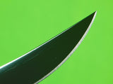RARE US BUCK Custom Model 107 Stag Hunting Knife & Sheath