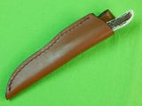 RARE US BUCK Custom Model 107 Stag Hunting Knife & Sheath